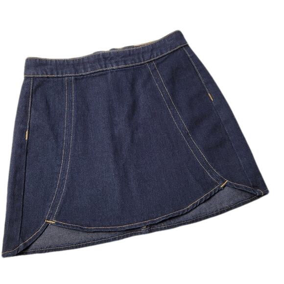 Pacsun Joplin High Waisted Dark Wash Tulip Skirt size 23 - Picture 1 of 6